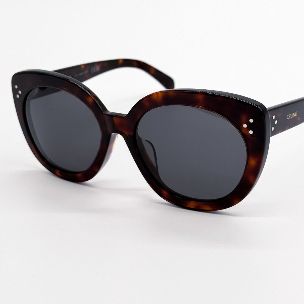 NEW CL40295F 52A CELINE SUNGLASSES HAVANA GREY EYEWEAR - Picture 1 of 9